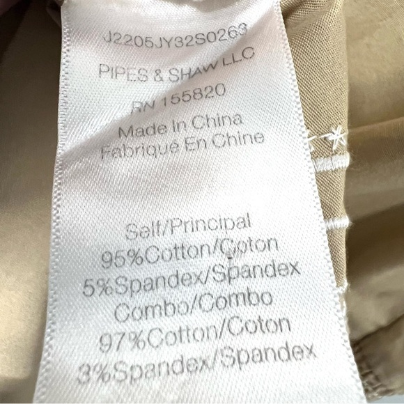 Veronica Beard Jeans Amaia Tiered Eyelet White Tan Combo Midi Dress Medium - Picture 11 of 13